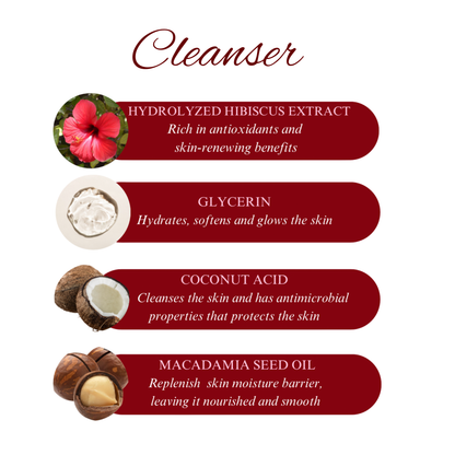 Cáliz Hibiscus Milk Face Cleanser - Cleanses & Soothes - 100ML