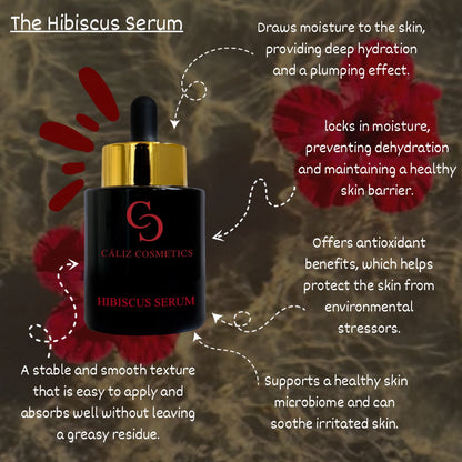Cáliz Hibiscus Face Serum - Hydrates, Soothes & Plumps - 30ML
