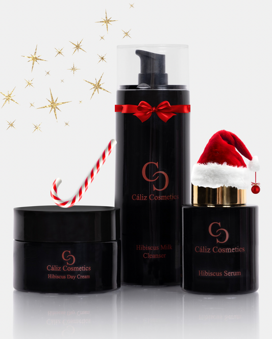 Cáliz Holiday Glow Bundle: Cleanser, Serum & Day Cream - Nourishes & Hydrates